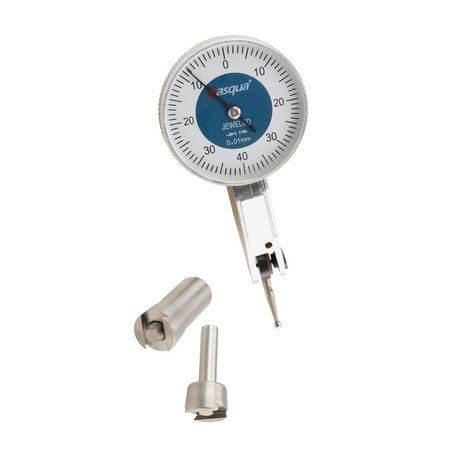 H & H INDUSTRIAL PRODUCTS Dasqua 0-1.6mm 0.01mm Double Range Test Indicator 5221-1115